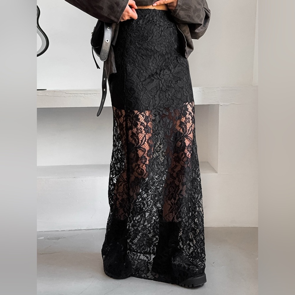 Lace Maxi Skirt